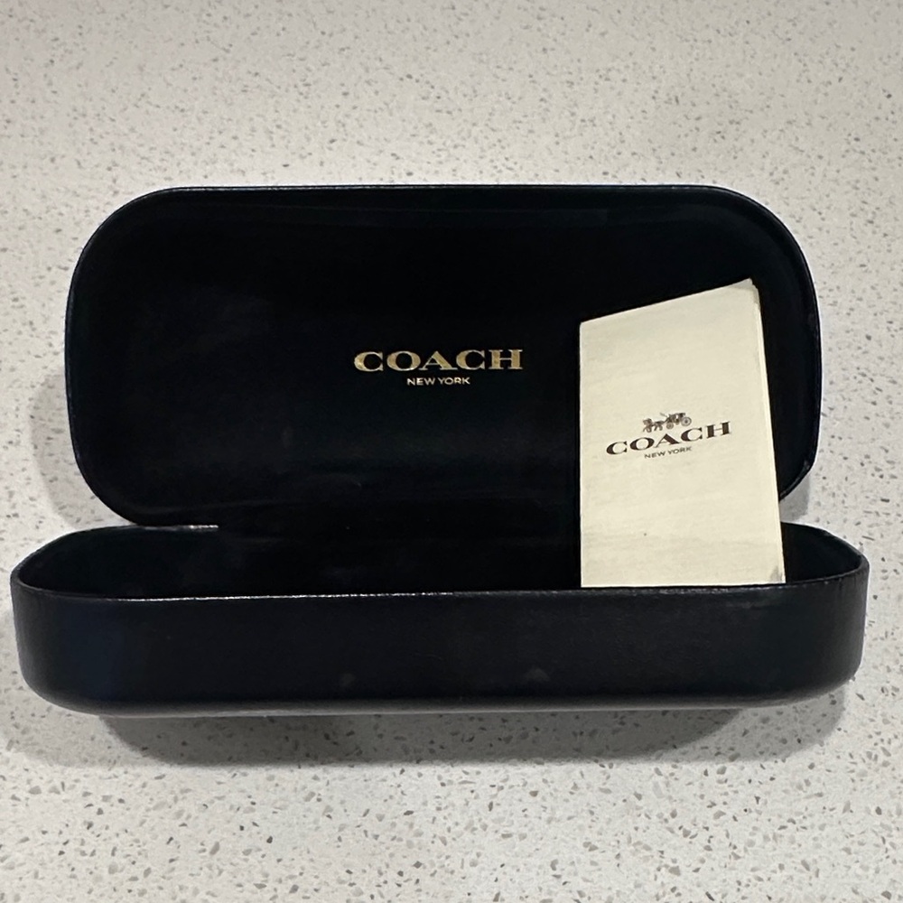Coach Elegant Black Eyeglass Case